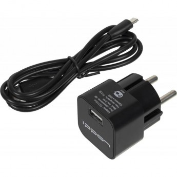 Сетевое зарядное устройство IPPON TC312BM, цвет черный Сетевое зарядное устройство IPPON TC312BM, цвет черный