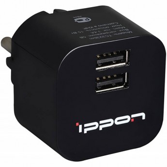 Сетевое зарядное устройство IPPON TC323B, цвет черный Сетевое зарядное устройство IPPON TC323B, цвет черный